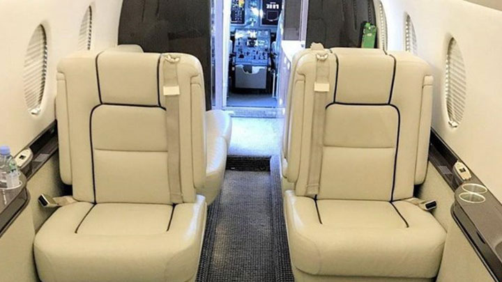 Gulfstream G150 Jet Interior